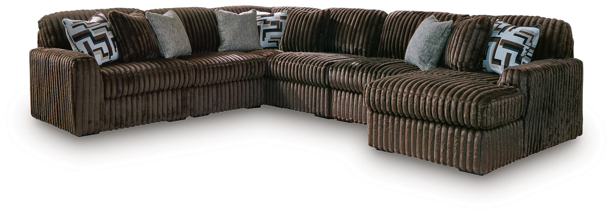 Midnight-Madness Sectional with Chaise - CasaBella Furniture (San Antonio, TX)