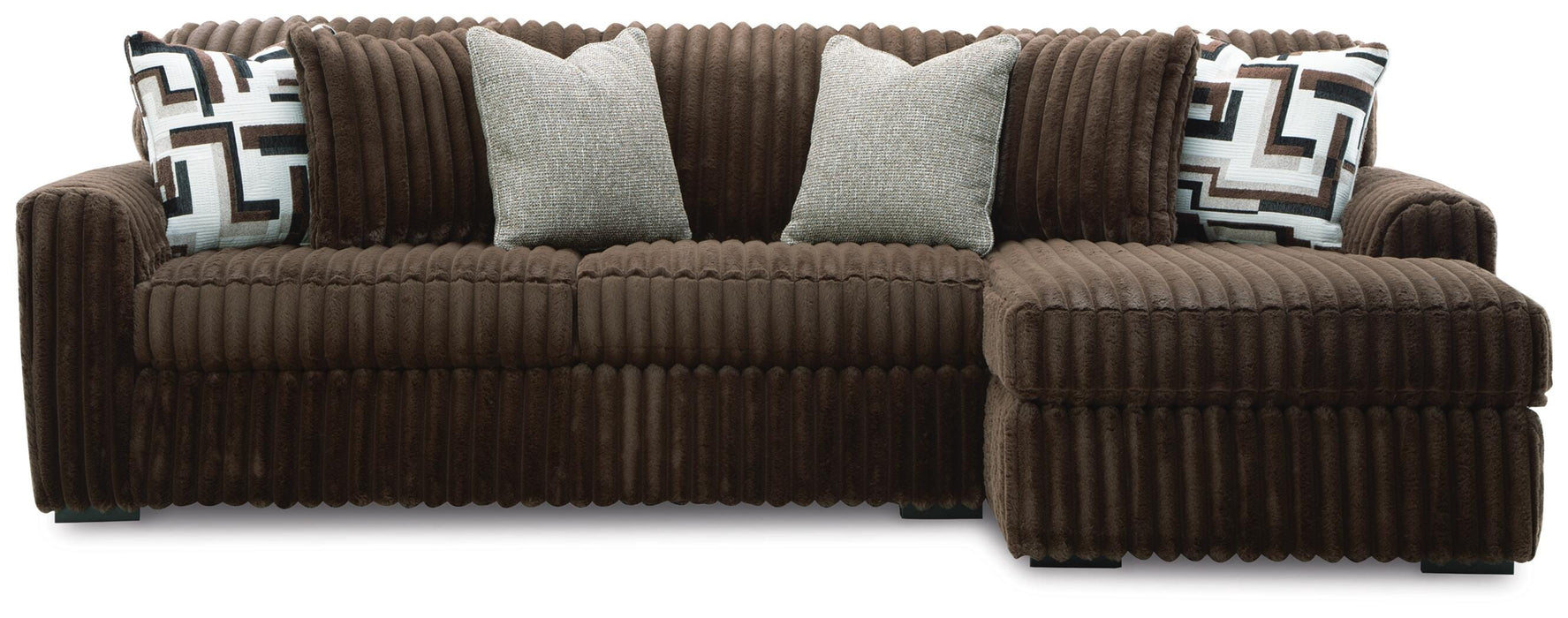 Midnight-Madness Sectional Sofa with Chaise - CasaBella Furniture (San Antonio, TX)