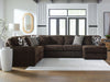 Midnight-Madness Sectional with Chaise - CasaBella Furniture (San Antonio, TX)