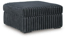 Midnight-Madness Oversized Accent Ottoman - CasaBella Furniture (San Antonio, TX)