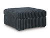 Midnight-Madness Oversized Accent Ottoman - CasaBella Furniture (San Antonio, TX)