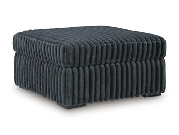 Midnight-Madness Oversized Accent Ottoman - CasaBella Furniture (San Antonio, TX)