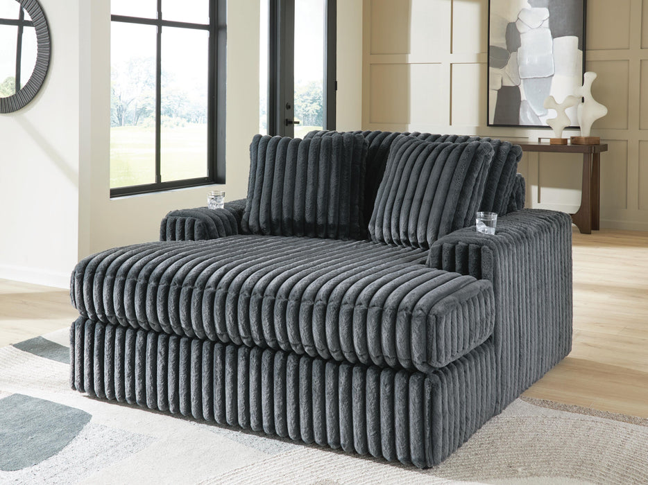 Midnight-Madness Oversized Chaise - CasaBella Furniture (San Antonio, TX)