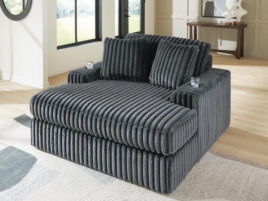 Midnight-Madness Oversized Chaise - CasaBella Furniture (San Antonio, TX)