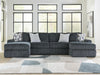 Midnight-Madness Sectional with Chaise - CasaBella Furniture (San Antonio, TX)