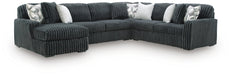 Midnight-Madness Sectional with Chaise - CasaBella Furniture (San Antonio, TX)