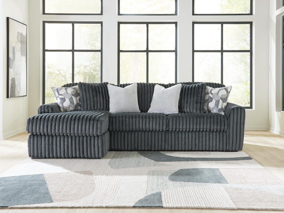 Midnight-Madness Sectional Sofa with Chaise - CasaBella Furniture (San Antonio, TX)