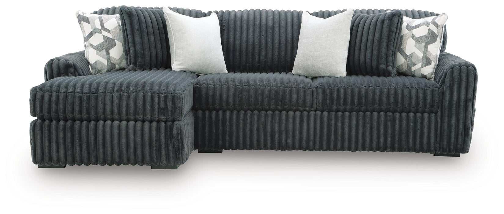 Midnight-Madness Sectional Sofa with Chaise - CasaBella Furniture (San Antonio, TX)