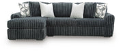 Midnight-Madness Sectional Sofa with Chaise - CasaBella Furniture (San Antonio, TX)