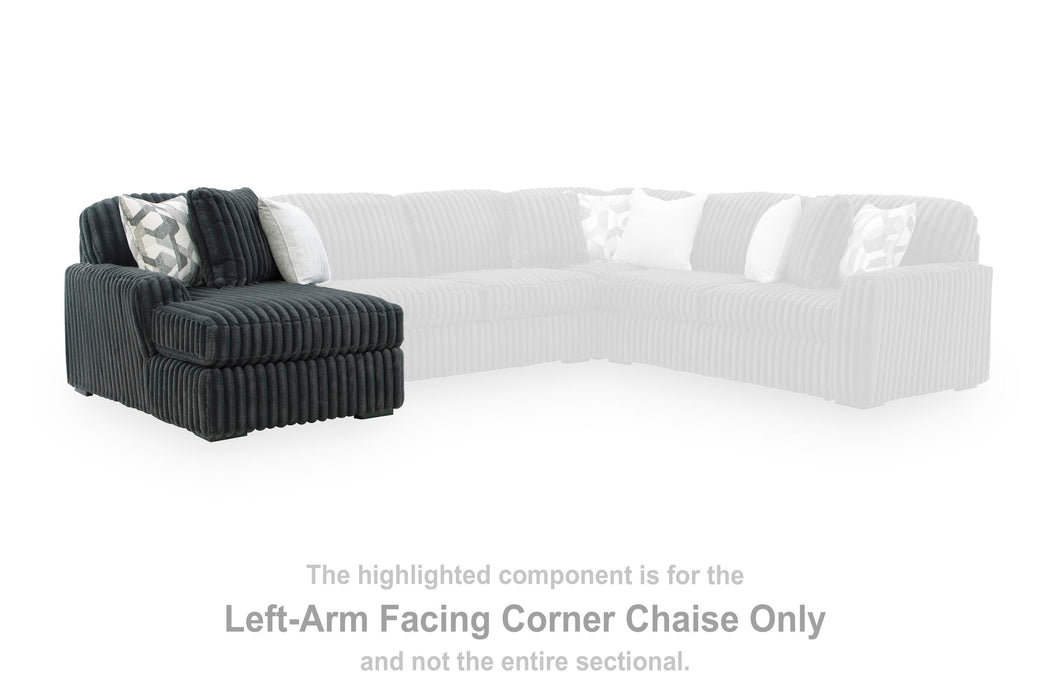Midnight-Madness Sectional with Chaise - CasaBella Furniture (San Antonio, TX)