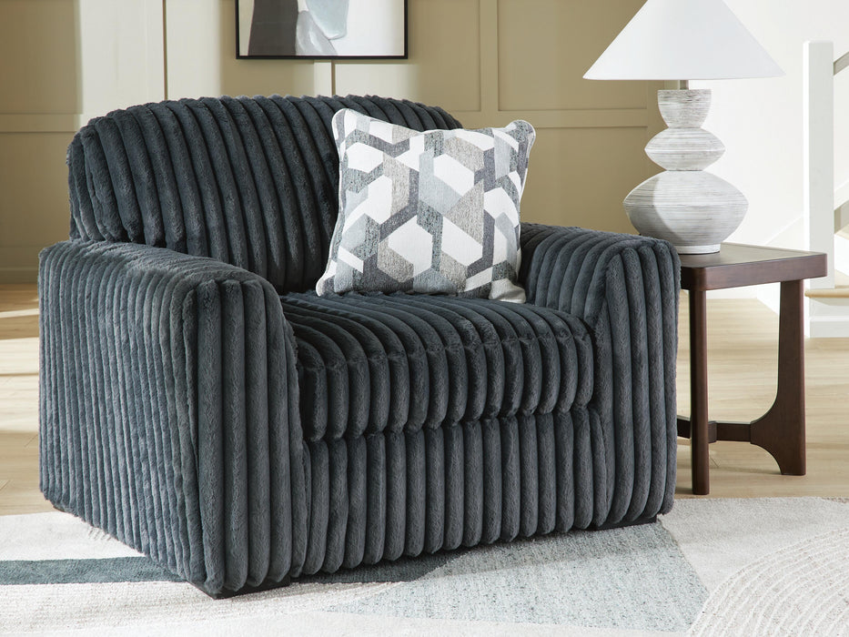 Midnight-Madness Oversized Chair - CasaBella Furniture (San Antonio, TX)