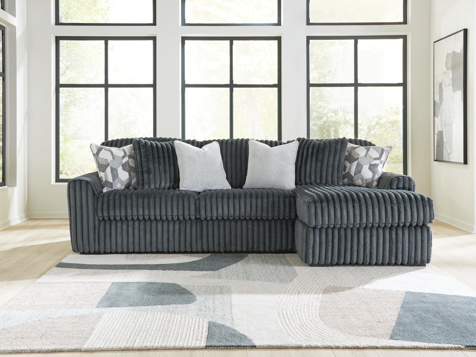 Midnight-Madness Sectional Sofa with Chaise - CasaBella Furniture (San Antonio, TX)
