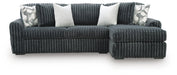 Midnight-Madness Sectional Sofa with Chaise - CasaBella Furniture (San Antonio, TX)