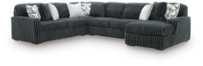 Midnight-Madness Sectional with Chaise - CasaBella Furniture (San Antonio, TX)