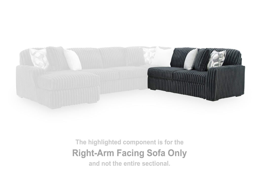 Midnight-Madness Sectional Sofa with Chaise - CasaBella Furniture (San Antonio, TX)