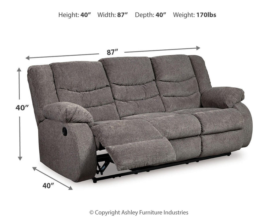 Tulen Reclining Sofa - CasaBella Furniture (San Antonio, TX)