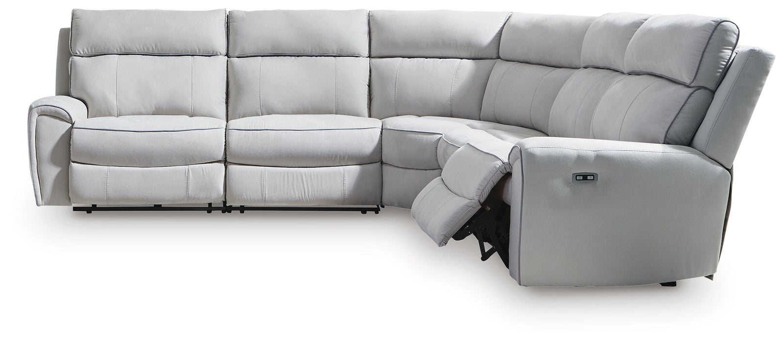 Social Pointe Power Reclining Sectional - CasaBella Furniture (San Antonio, TX)