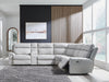 Social Pointe Power Reclining Sectional - CasaBella Furniture (San Antonio, TX)