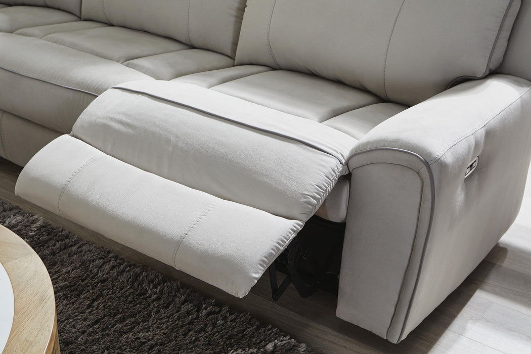 Social Pointe Power Reclining Sectional - CasaBella Furniture (San Antonio, TX)