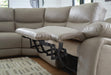 Narwhal Place Reclining Sectional with Storage Console - CasaBella Furniture (San Antonio, TX)