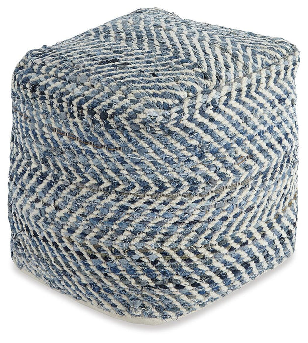 Chevron Pouf - CasaBella Furniture (San Antonio, TX)