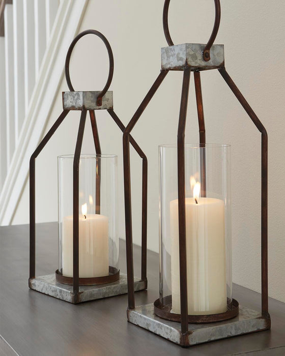 Diedrick Lantern (Set of 2) - CasaBella Furniture (San Antonio, TX)