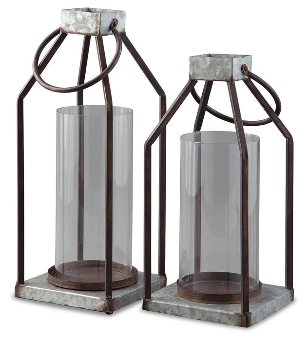 Diedrick Lantern (Set of 2) - CasaBella Furniture (San Antonio, TX)