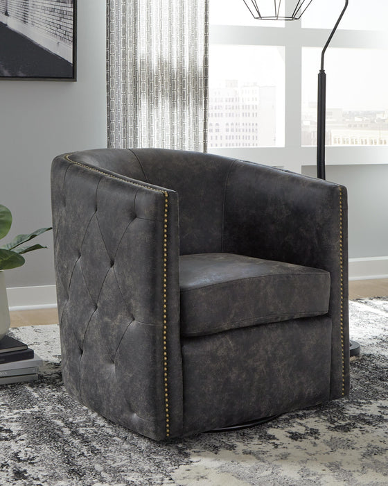 Brentlow Swivel Accent Chair - CasaBella Furniture (San Antonio, TX)