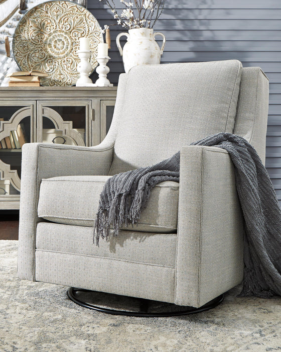 Kambria Swivel Glider Accent Chair - CasaBella Furniture (San Antonio, TX)