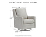Kambria Swivel Glider Accent Chair - CasaBella Furniture (San Antonio, TX)