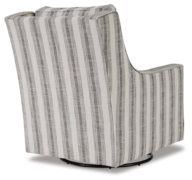 Kambria Swivel Glider Accent Chair - CasaBella Furniture (San Antonio, TX)
