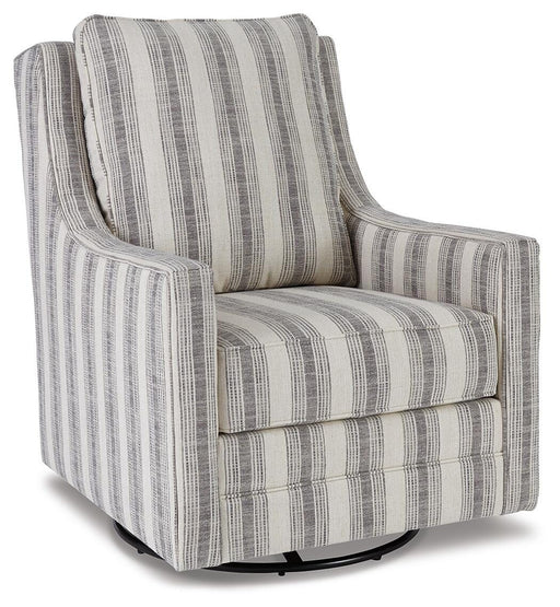 Kambria Swivel Glider Accent Chair - CasaBella Furniture (San Antonio, TX)