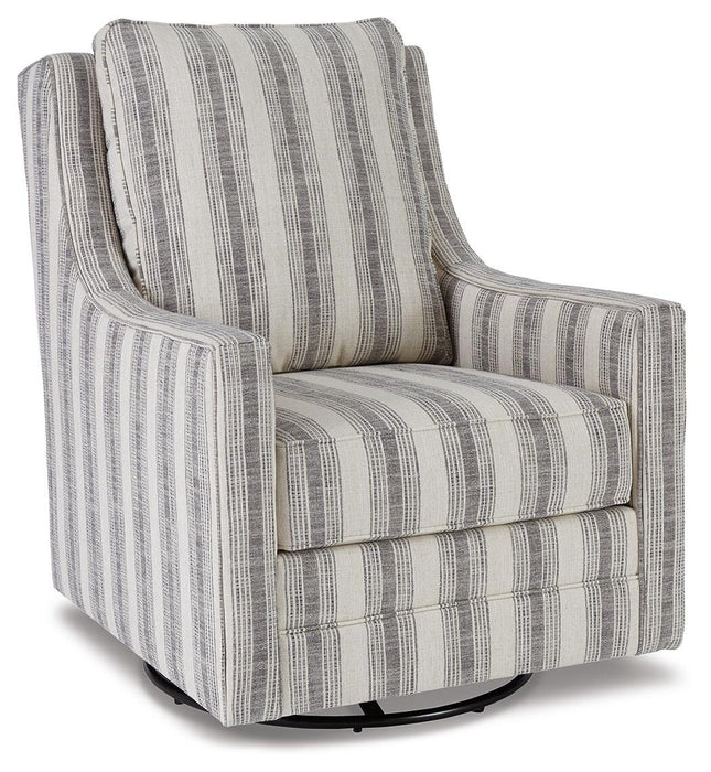 Kambria Swivel Glider Accent Chair - CasaBella Furniture (San Antonio, TX)