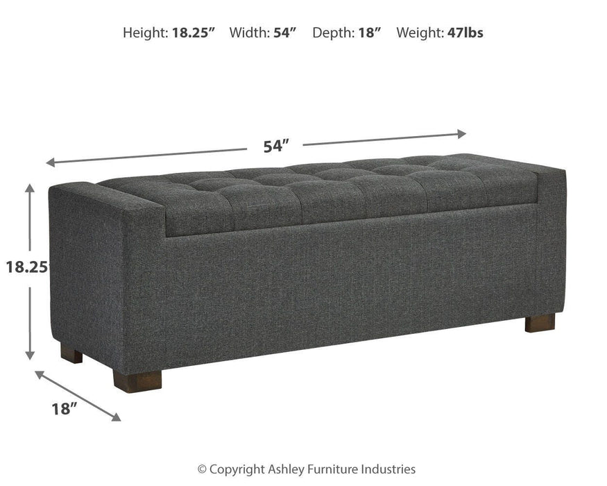Cortwell Storage Bench - CasaBella Furniture (San Antonio, TX)