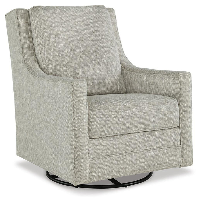 Kambria Swivel Glider Accent Chair - CasaBella Furniture (San Antonio, TX)
