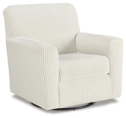 Herstow Swivel Glider Accent Chair - CasaBella Furniture (San Antonio, TX)