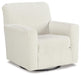 Herstow Swivel Glider Accent Chair - CasaBella Furniture (San Antonio, TX)