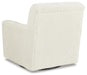 Herstow Swivel Glider Accent Chair - CasaBella Furniture (San Antonio, TX)