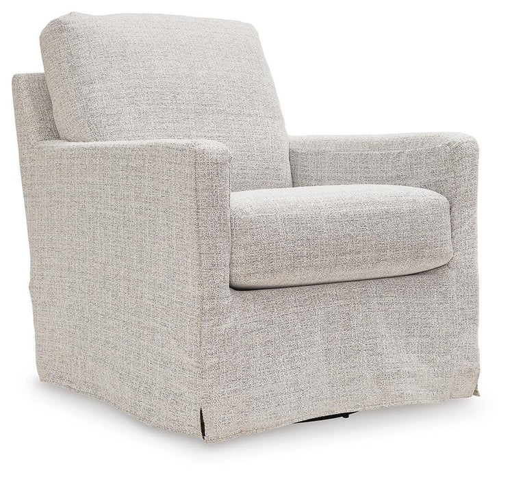 Nenana Next-Gen Nuvella Swivel Glider Accent Chair - CasaBella Furniture (San Antonio, TX)
