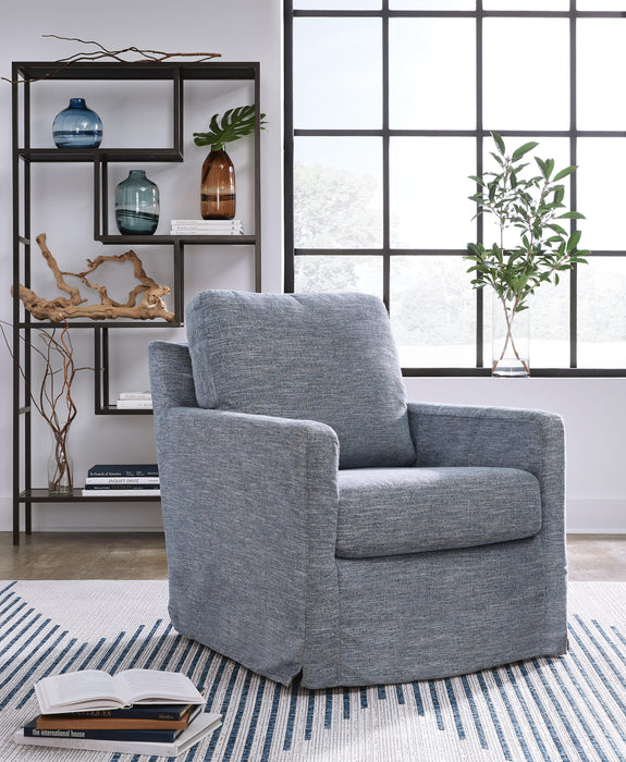 Nenana Next-Gen Nuvella Swivel Glider Accent Chair - CasaBella Furniture (San Antonio, TX)