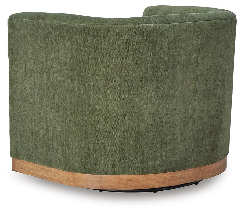 Jersonlow Swivel Accent Chair - CasaBella Furniture (San Antonio, TX)