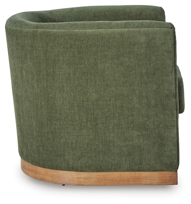 Jersonlow Swivel Accent Chair - CasaBella Furniture (San Antonio, TX)
