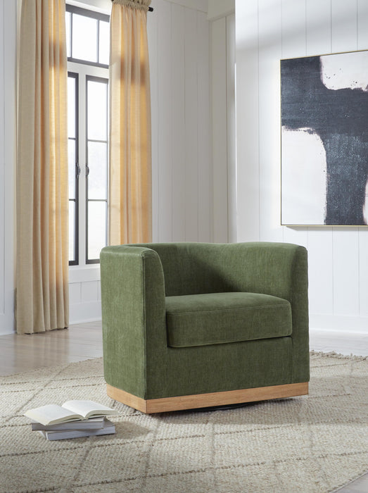 Jersonlow Swivel Accent Chair - CasaBella Furniture (San Antonio, TX)