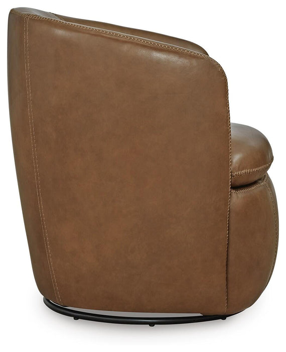 Kierreys Swivel Accent Chair - CasaBella Furniture (San Antonio, TX)