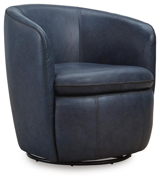 Kierreys Swivel Accent Chair - CasaBella Furniture (San Antonio, TX)