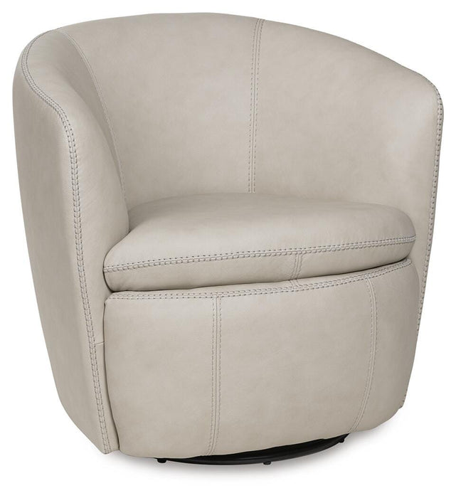 Kierreys Swivel Accent Chair - CasaBella Furniture (San Antonio, TX)