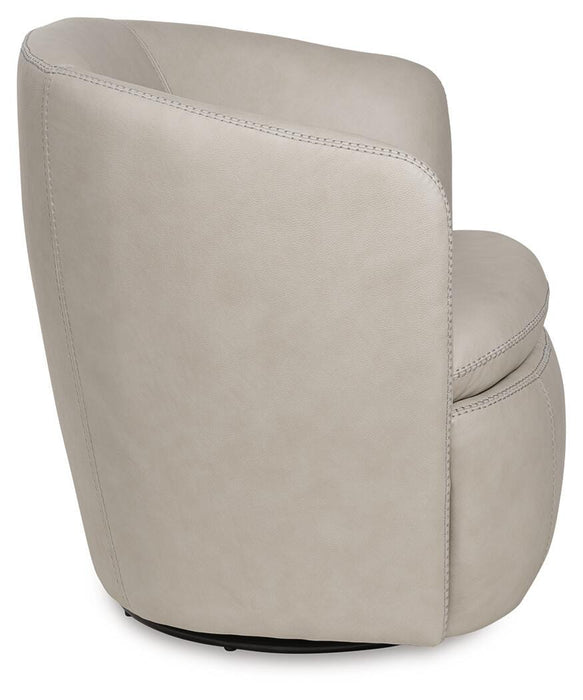 Kierreys Swivel Accent Chair - CasaBella Furniture (San Antonio, TX)