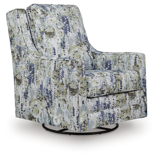 Dustinford Swivel Glider Accent Chair - CasaBella Furniture (San Antonio, TX)