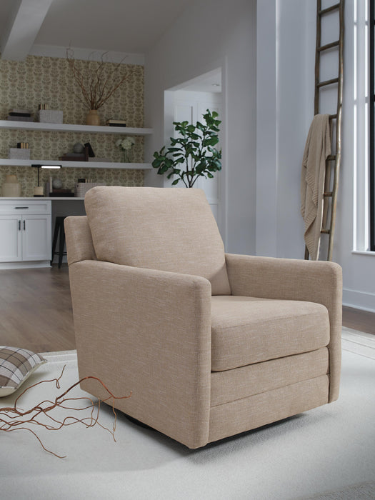 Freybourne Next-Gen Nuvella Swivel Accent Chair - CasaBella Furniture (San Antonio, TX)
