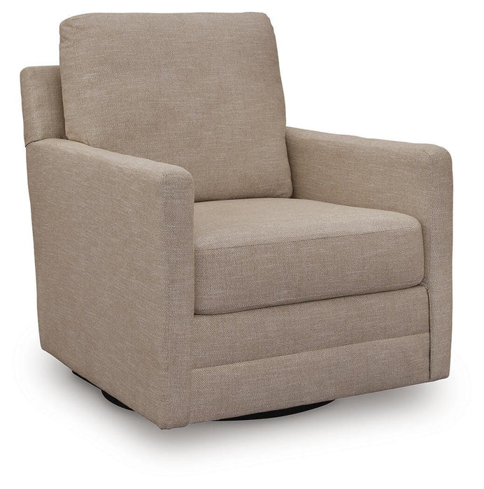 Freybourne Next-Gen Nuvella Swivel Accent Chair - CasaBella Furniture (San Antonio, TX)